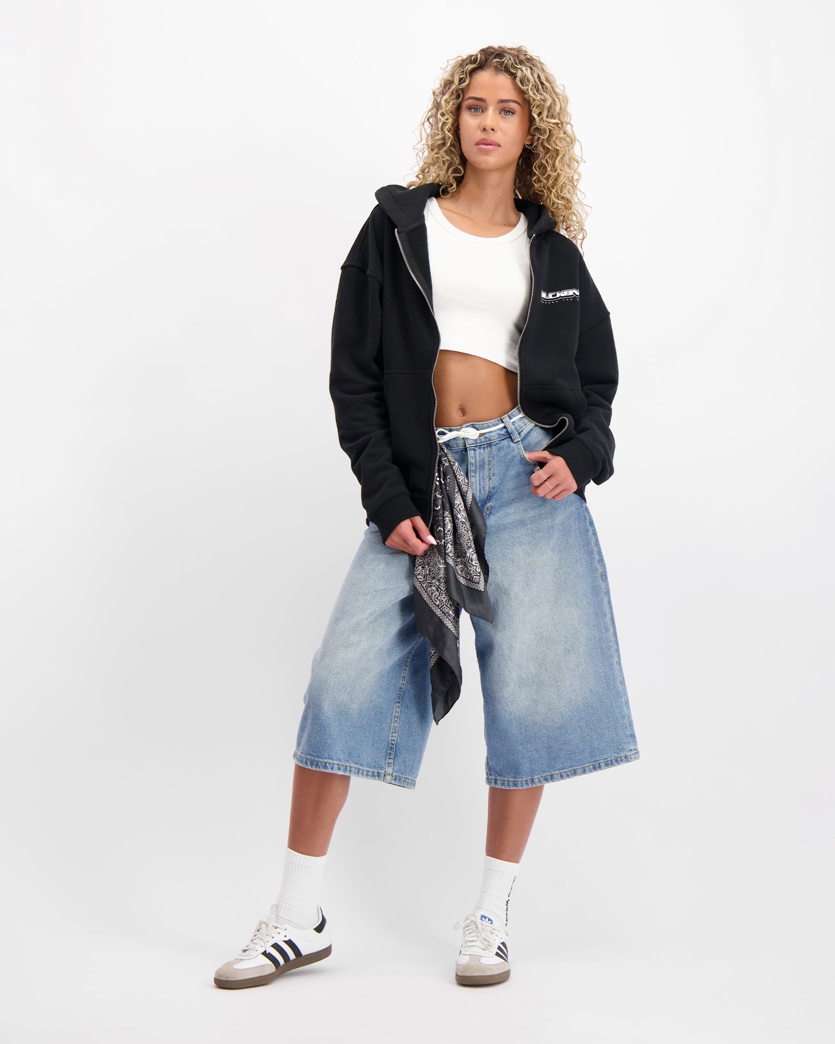 TTD ZIP HOODIE | Zwart