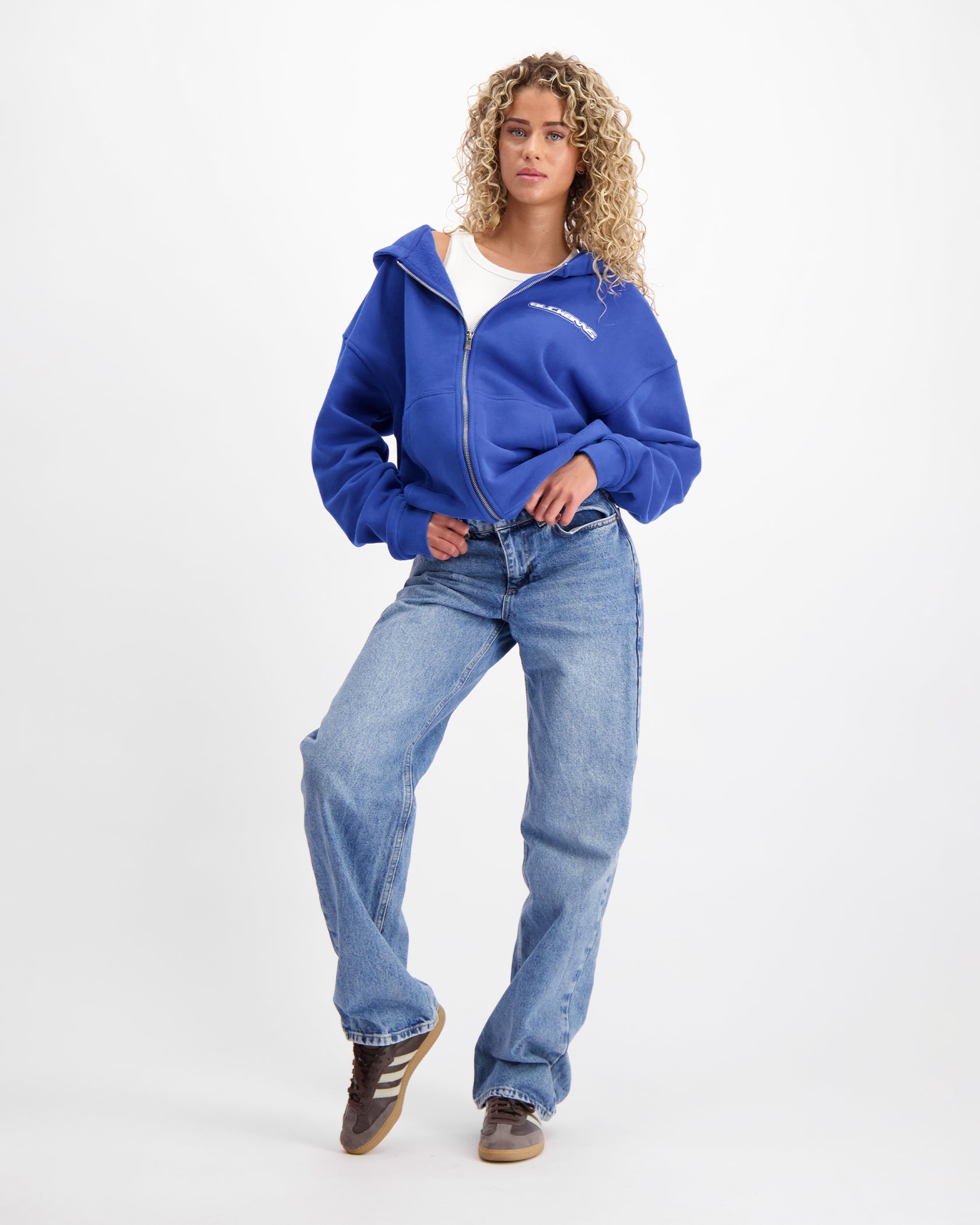 TTD ZIP HOODIE | Blauw