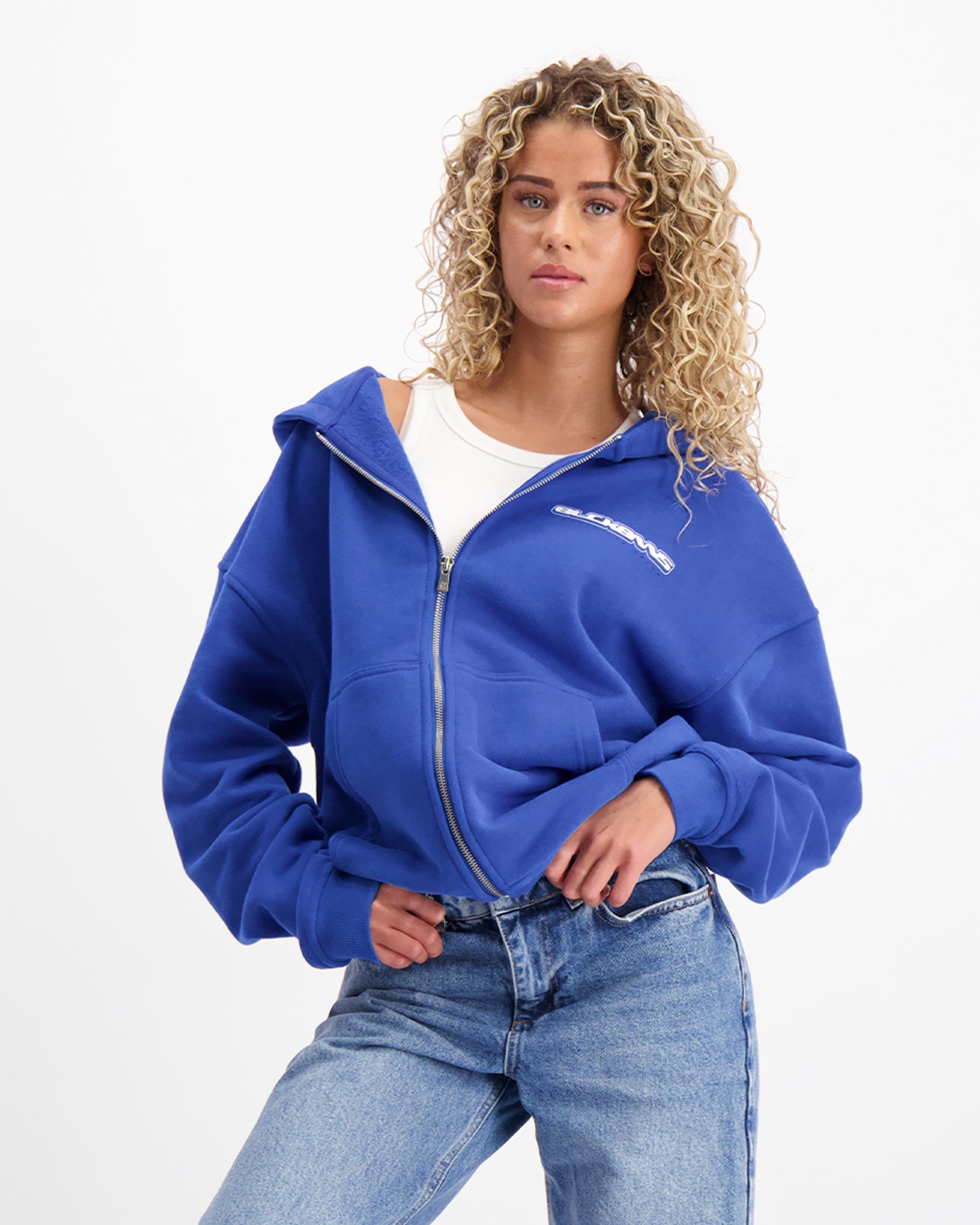 TTD ZIP HOODIE | Blauw