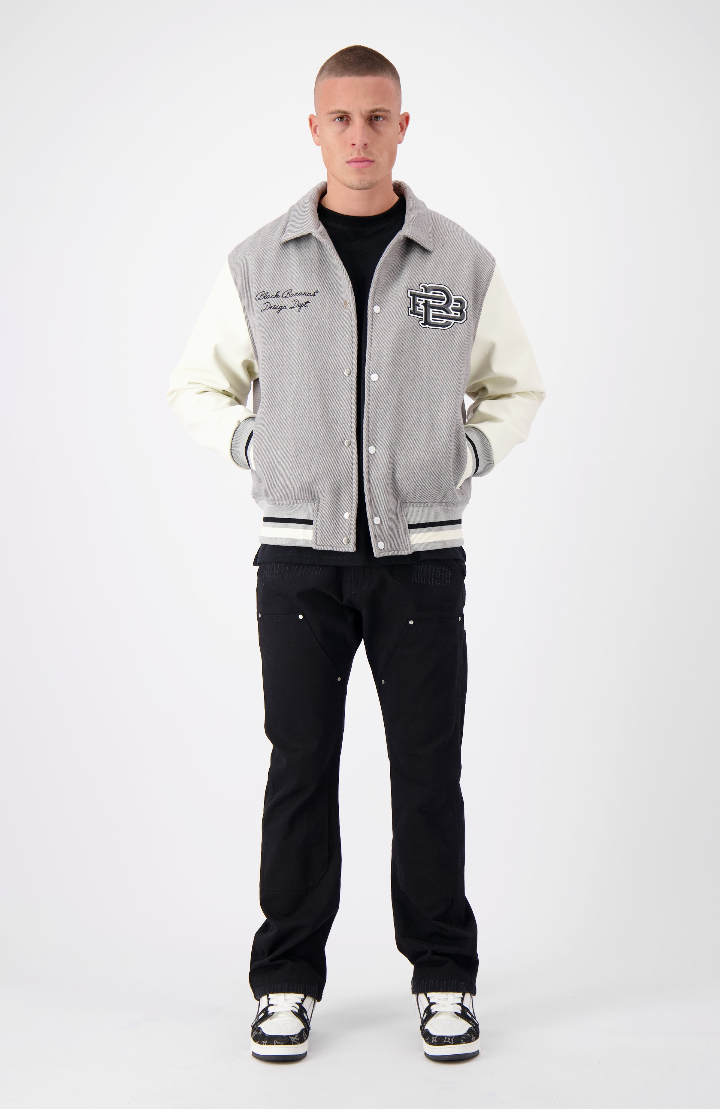 TWILL MONO JACKET | Grijs