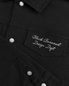 TWILL RIPPED JACKET | Zwart