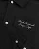TWILL RIPPED JACKET | Zwart
