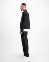 TWILL RIPPED SET | Zwart