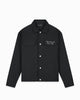 TWILL RIPPED JACKET | Zwart
