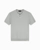WAFEL KNIT HENLEY | Grijs
