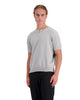 WAFEL KNIT HENLEY | Grijs